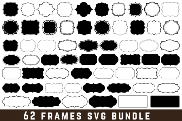 62 Frames SVG Bundle: The Ultimate Cut File Collection
