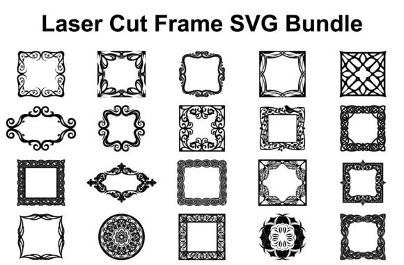 Elevate Projects with an Ornamental Frame SVG Pack