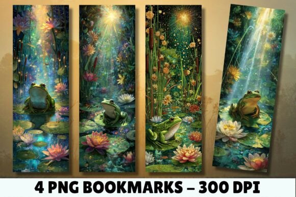 Evaluating the Frog Pond Lily Pad Magic PNG Bookmark for Professional and Creative Use