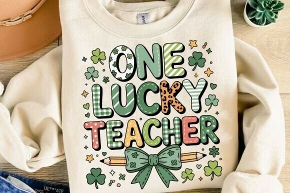 Evaluating the Lucky Teacher St Patricks Day Bow PNG for Creative Projects