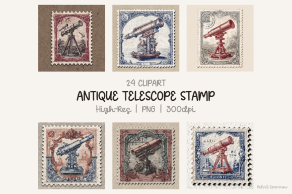 Integrating the Antique Telescope Stamp into Your Creative Workflow