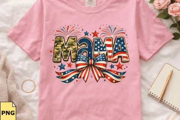 Preppy Veteran Mama PNG & Camo Coquette Designs