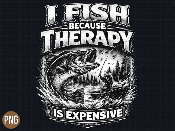 Unlocking Creativity: The Power of High-Quality Funny Fishing Therapy Quote Bass PNG Designs