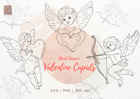 Unlocking Creativity with Valentine Cupids with Heart SVG Clipart